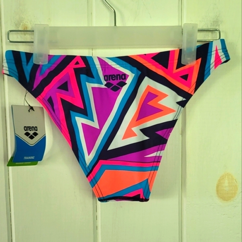 Arena Womens  Multicolor Training Bikini Swim Bottom View 3